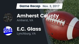 Recap: Amherst County  vs. E.C. Glass  2017