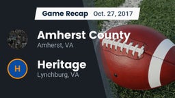 Recap: Amherst County  vs. Heritage  2017
