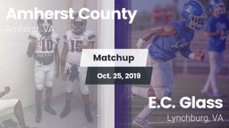 Matchup: Amherst County High vs. E.C. Glass  2019