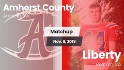 Matchup: Amherst County High vs. Liberty  2019