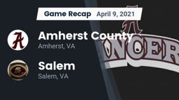 Recap: Amherst County  vs. Salem  2021