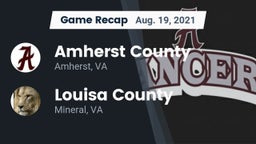 Recap: Amherst County  vs. Louisa County  2021