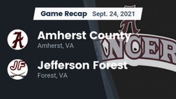 Recap: Amherst County  vs. Jefferson Forest  2021