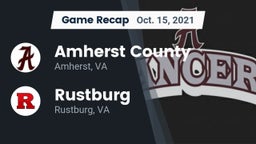 Recap: Amherst County  vs. Rustburg  2021