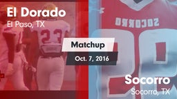 Matchup: El Dorado High vs. Socorro  2016