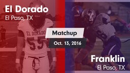 Matchup: El Dorado High vs. Franklin  2016