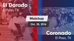Matchup: El Dorado High vs. Coronado  2016
