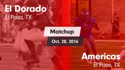 Matchup: El Dorado High vs. Americas  2016