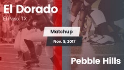 Matchup: El Dorado High vs. Pebble Hills 2017