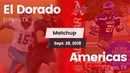 Matchup: El Dorado High vs. Americas  2018