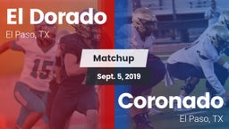 Matchup: El Dorado High vs. Coronado  2019
