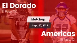 Matchup: El Dorado High vs. Americas  2019