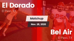 Matchup: El Dorado High vs. Bel Air  2020