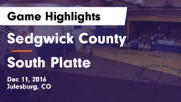 Sedgwick County  vs South Platte  Game Highlights - Dec 11, 2016