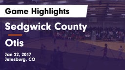 Sedgwick County  vs Otis Game Highlights - Jan 22, 2017