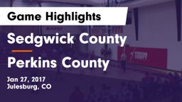 Sedgwick County  vs Perkins County  Game Highlights - Jan 27, 2017