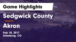 Sedgwick County  vs Akron Game Highlights - Feb 10, 2017