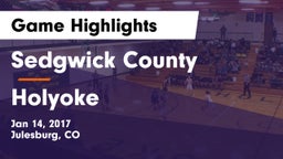 Sedgwick County  vs Holyoke Game Highlights - Jan 14, 2017