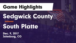 Sedgwick County  vs South Platte  Game Highlights - Dec. 9, 2017