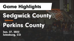 Sedgwick County  vs Perkins County  Game Highlights - Jan. 27, 2022