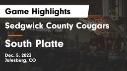 Sedgwick County Cougars vs South Platte  Game Highlights - Dec. 5, 2023