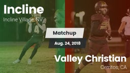 Matchup: Incline vs. Valley Christian  2018