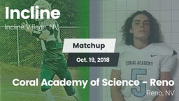 Matchup: Incline vs. Coral Academy of Science - Reno 2018