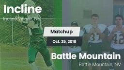 Matchup: Incline vs. Battle Mountain  2018