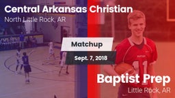 Matchup: Central Arkansas vs. Baptist Prep  2018