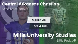 Matchup: Central Arkansas vs. Mills University Studies  2019