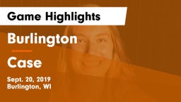 Burlington  vs Case  Game Highlights - Sept. 20, 2019