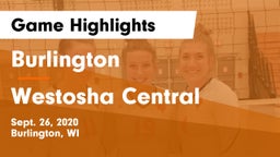 Burlington  vs Westosha Central  Game Highlights - Sept. 26, 2020