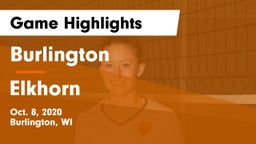 Burlington  vs Elkhorn  Game Highlights - Oct. 8, 2020