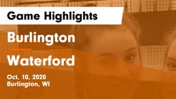 Burlington  vs Waterford  Game Highlights - Oct. 10, 2020