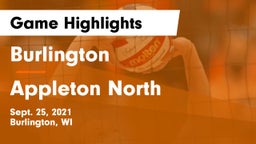 Burlington  vs Appleton North  Game Highlights - Sept. 25, 2021