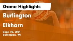 Burlington  vs Elkhorn  Game Highlights - Sept. 28, 2021