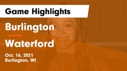 Burlington  vs Waterford  Game Highlights - Oct. 16, 2021