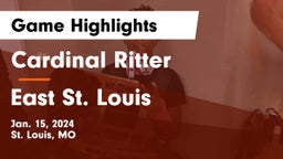 Cardinal Ritter  vs East St. Louis  Game Highlights - Jan. 15, 2024