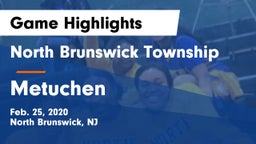 North Brunswick Township  vs Metuchen  Game Highlights - Feb. 25, 2020