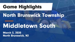 North Brunswick Township  vs Middletown South  Game Highlights - March 3, 2020