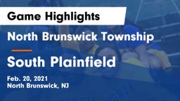 North Brunswick Township  vs South Plainfield  Game Highlights - Feb. 20, 2021