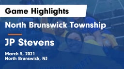 North Brunswick Township  vs JP Stevens  Game Highlights - March 5, 2021