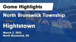 North Brunswick Township  vs Hightstown  Game Highlights - March 2, 2022