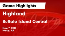 Highland  vs Buffalo Island Central Game Highlights - Nov. 9, 2018