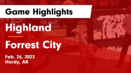 Highland  vs Forrest City  Game Highlights - Feb. 26, 2022