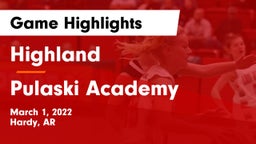 Highland  vs Pulaski Academy Game Highlights - March 1, 2022