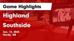 Highland  vs Southside Game Highlights - Jan. 12, 2023