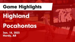 Highland  vs Pocahontas  Game Highlights - Jan. 14, 2023