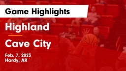 Highland  vs Cave City  Game Highlights - Feb. 7, 2023