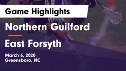 Northern Guilford  vs East Forsyth  Game Highlights - March 6, 2020